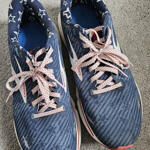 Brooks Blue Running Shoes with Star Pattern